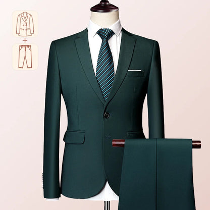 Traje informal de negocios para hombre para bodas, chaqueta, chaleco y pantalones auténticos, talla grande y alta, chaleco ajustado, pantalones de vestir, talla estadounidense